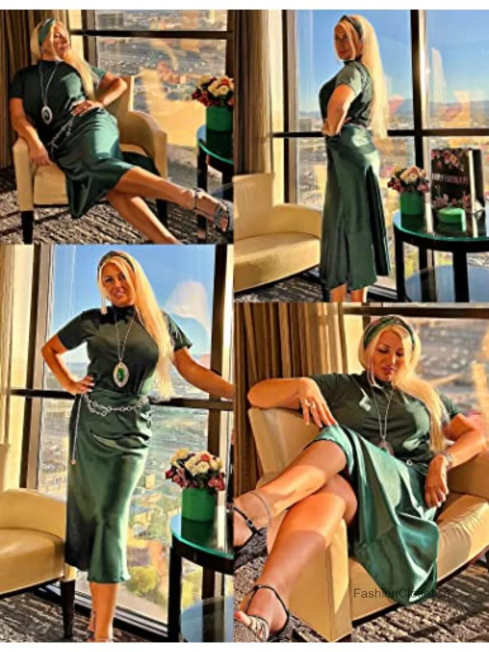 High Waist Satin Midi Skirt Elegant Silk Party Skirt